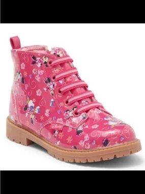 Harper Canyon Disney Minnie Mouse & Daisy Pink Kids Booties with Zipper Sz 11